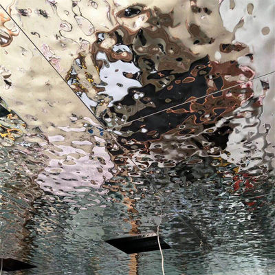 Decoration Application Water Ripple Stainless Sheet Sheet Thickness 0.3 - 3.0mm Thickness