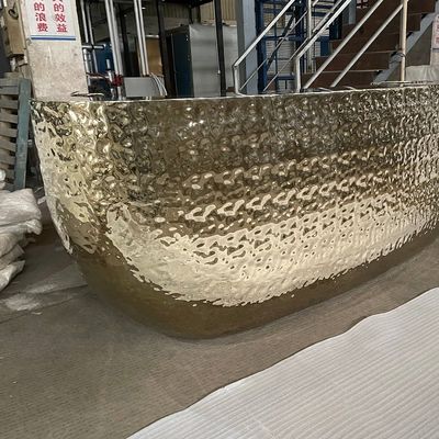 4*8ft Stainless Steel Small Wave Water Ripple Sheet Grade AISI 304 316L for Roofing
