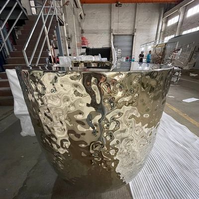 304 Embossed Water Ripple Design Pattern Stainless Steel Sheet 0.3 - 3.0mm Mirror Finishing