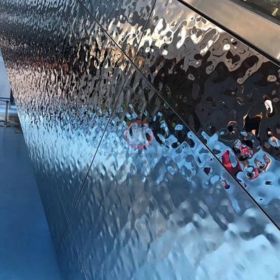 AISI304 Stainless Steel Water Ripple Sheet 4ft*8ft Embossed Sheet Gold Bule Black Brooze Color