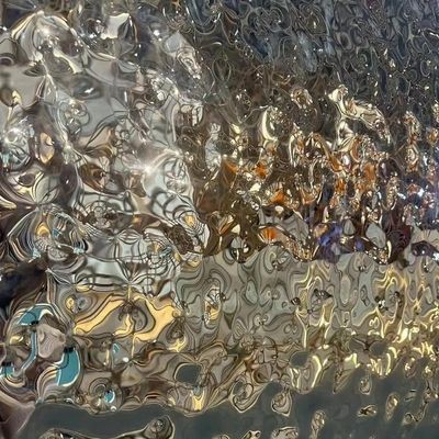 Water Ripple Stainless Steel Sheets 0.3mm 0.4mm 0.5mm 0.6mm 0.8mm 1.0mm 1.2mm 1.5mm 2.0mm 2.5mm 3.0mm