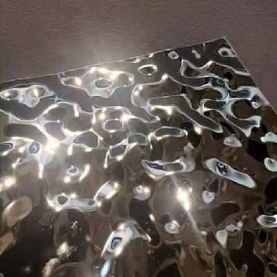 AISI Inox Water Ripple Stainless Steel Sheet Plate Colored 304 304L 316 316L 430 420
