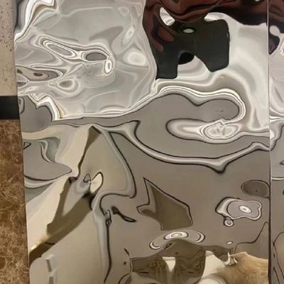 AISI Inox Water Ripple Stainless Steel Sheet Plate Colored 304 304L 316 316L 430 420