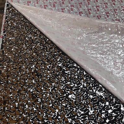 Mirror Gold Color Water Ripple Stainless Steel Sheet For Ceiling Decoration
