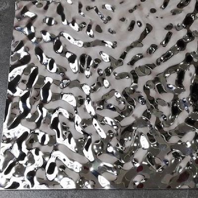 Wall Pannel Application 201 304 316L 430 Stainless Steel Water Ripple Pattern Sheets