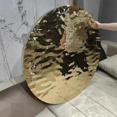 Ss 201 Water Ripple Stainless Steel Sheet Decoration