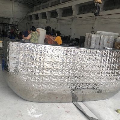 Water Ripple Sheet / Water Wave Pattern Stainless Steel Sheet 0.3 - 3.0mm Silver Gold Champagne Rose Gold Bronze