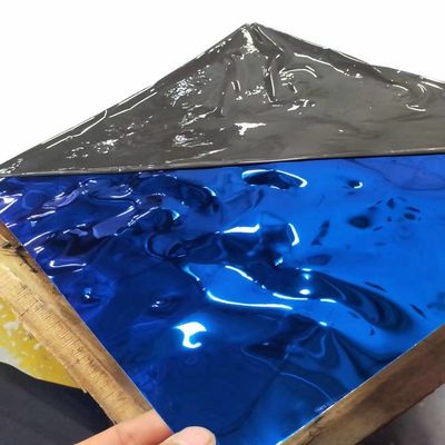 Decorative Stainless Steel Sheet Embossed Water Ripple Sheet For Wall Cladding