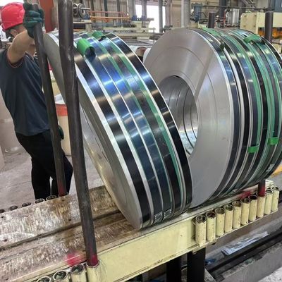 Spring Tempered 301 Stainless Steel Strip 0.1 - 2.5mm Thickness EN 1.4310 SS Strip