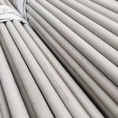 316 316L Stainless Steel Pipe / Round Steel Tubing Bright Polished Finish / Pickling Surface