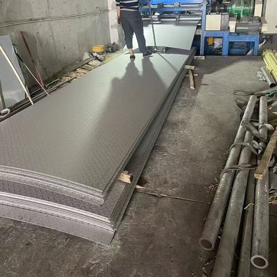 Anti Slip AISI Checker Plate Ss 304 Thickness 0.5 - 6.0mm