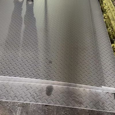AISI304 AISI316L Stainless Steel Checkered Plate 4*1500*6000mm