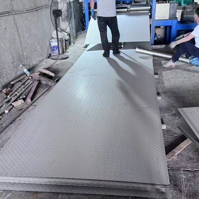 Hot Rolled Stainless Checker Plate 3mm 4mm 5mm 6mm 8mm For Floor