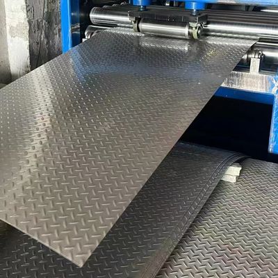 Aisi 304 316 Prime Stainless Steel Checker Plate Low Colbalt Ss One Bar Two Bar Three Bar Five Bar
