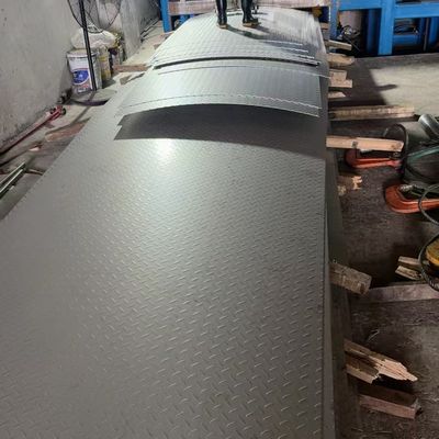 Grade 304 316L 321 SS Stainless Steel Embossed Plate Thickness 2 - 8mm In Stock