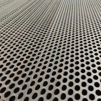 1mm Round Hole Perforated Stainless Steel Mesh Sheets – 2mm Pitch 316L 254SMO 904L 2507