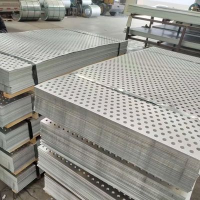 Stainless Steel / Aluminum / Galvanized Steel Perforated Metal Mesh Sheet Round Square Slot Punching Panel Perforated Sheet