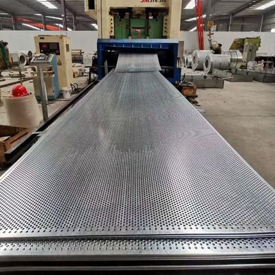 Stainless Steel / Aluminum / Galvanized Steel Perforated Metal Mesh Sheet Round Square Slot Punching Panel Perforated Sheet