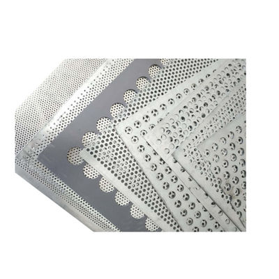 Perforated Metal Sheet Plate Round Square Holes For Wall Panel Thickness 0.3 - 3.0mm