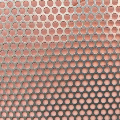 Perforated Metal Sheet Plate Round Square Holes For Wall Panel Thickness 0.3 - 3.0mm
