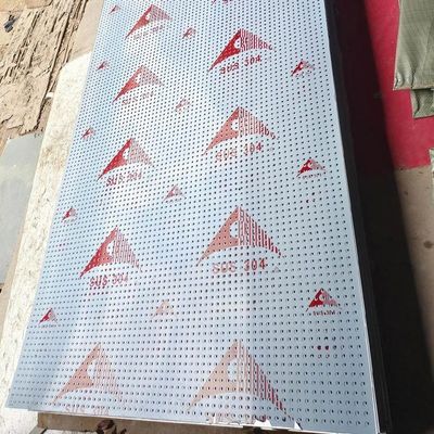 Perforated Stainless Steel Metal Sheet Plate SUS304 SUS316L SUS310S SS Sheet With Holes