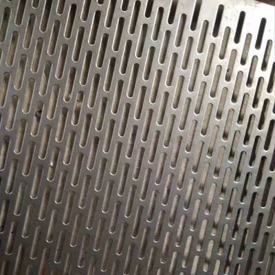 Slotted Hole Perforated Sheet Stainless Steel 201 304 316L Size 2 X 20/ 3 X 20 / 4 X 20mm For Follor Panel