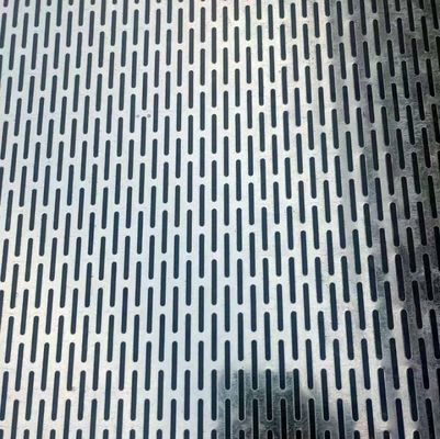 Slotted Hole Perforated Sheet Stainless Steel 201 304 316L Size 2 X 20/ 3 X 20 / 4 X 20mm For Follor Panel