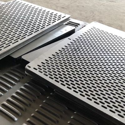 Slotted Hole Perforated Metal Sheet Stainless Steel Galvanized Steel Mild Steel Long Hole Sheet