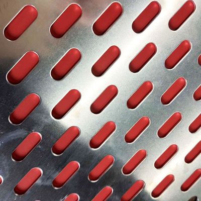 Stainless Steel Slotted Perforated Sheet Metal 201 304 316L Thin Sheet Round Hole Perforated Sheet