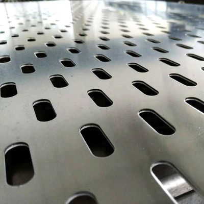 Slotted Hole Perforated Metal Sheet Stainless Steel Galvanized Steel Carbon Steel Sheet
