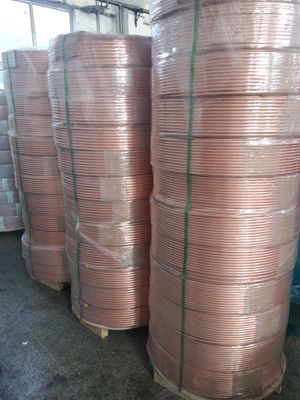 Copper Coil Pipe C11000 1/4" 1/2" 3/4" 1" Air Conditioning Copper Tube ASTM B280