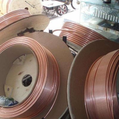 Air-conditioner Copper Tubes 1/4" 3/8" 1/2" 3/4" 1" Coil Tube With Length 10m 15m 20m 25m