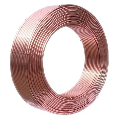 AC Copper Pipe / Tube Coil C10100 Cooper Tube / C10100 Cooper Pipe For Air Conditioners 99.99%