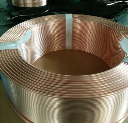 ASTM B280 3/8" Copper Pair Coil Tube Air Conditioner Copper Pipe In Soft Type