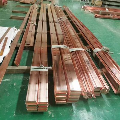 Pure Copper Flat Bar 5*3mm - 100*50mm Custom Cutting Any Length