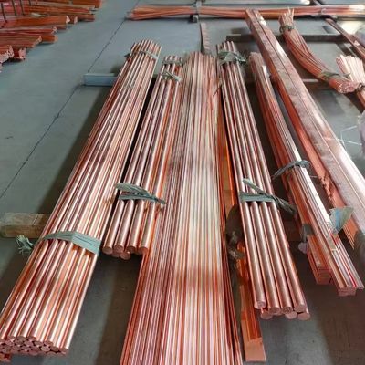ASTM Standard Copper Flat Stock Smooth Surface Width 20 - 120mm Copper Electrode Plate