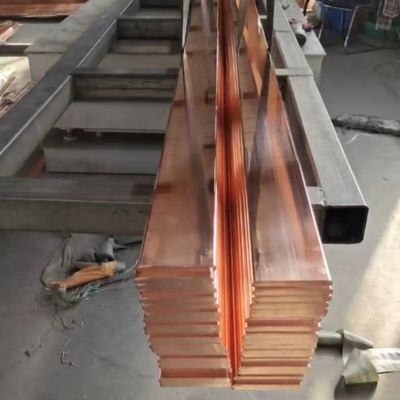 C110 copper flat bar , copper square bars Width EN 10204-3.1 Certificate
