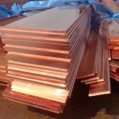 C110 copper flat bar , copper square bars Width EN 10204-3.1 Certificate