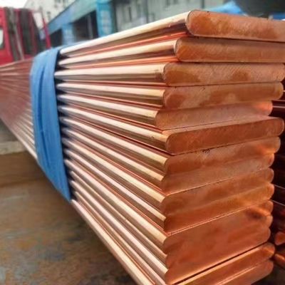 Cu-ETP/CW004A Copper Plate Sheet Custom Cutting Flat Bars / Round Bar / Square Bars