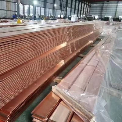 Cu-ETP/CW004A Copper Plate Sheet Custom Cutting Flat Bars / Round Bar / Square Bars