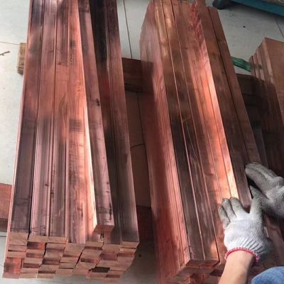 C110 Pure Copper Plate Sheet Alloy 110 Copper Flat Bars Slit Cutting Any Size