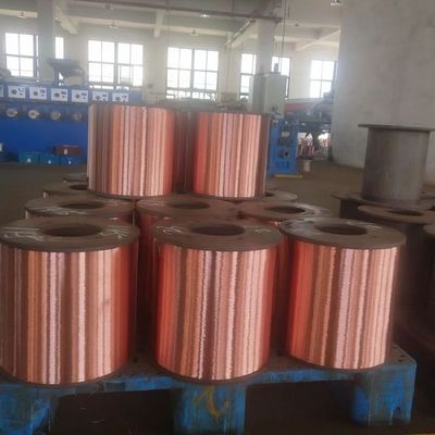 Copper Wire Roll Diameter 0.1 - 8.0mm Pure Copper For Electricity ASTM EN DIN GB Standard