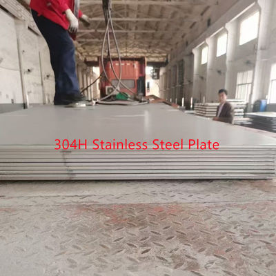 High Carbon AISI304H Stainless Steel Plate UNS S30409 Hot Rolled NO.1 Surface
