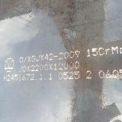 15CrMo Alloy Steel Plate GB ASTM EN Standard 1500mm 2000mm 2200mm Width