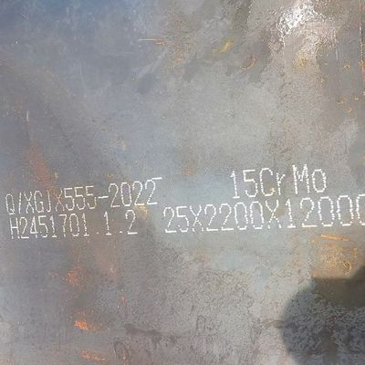 Alloy 15CrMo5 / SCM415 / 15CrMo Steel Plates Thickness 10 - 200mm Custom Cutting