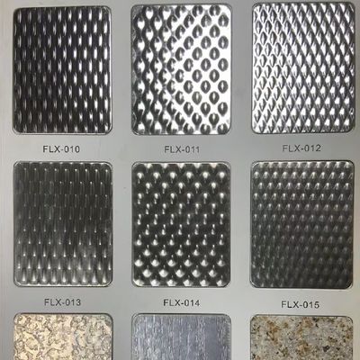 AISI304 Stainless Steel Sheet Embossed Finishing For Decoration SS Sheet 0.5 - 2.0mm