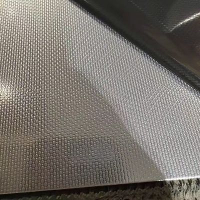 Embossing Stainless Steel Sheet Linen SS Sheet 0.3 - 3.0mm With Laser Film