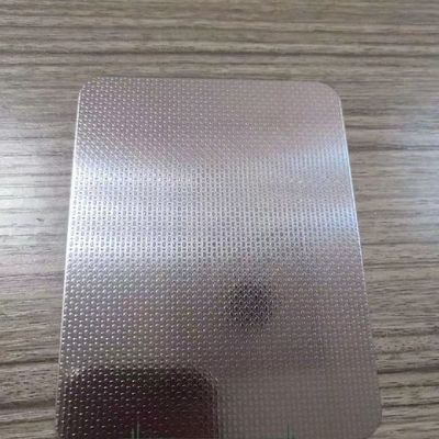 Stainless Steel Embossed Sheet / Etch Sheet AISI304 With Good Wear Resistant