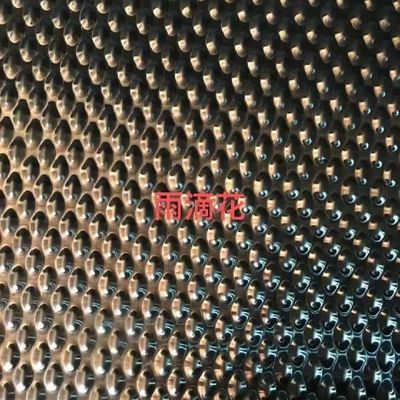 Stainless Steel Diamond Embossed Sheet Aisi304 / 1.4301 Thickness 0.3 - 3.0mm Astm En Din Standard