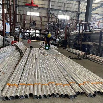 Welded Stainless Steel Pipe Bright Polished AISI304 OD10 - 219mm In 6m Length